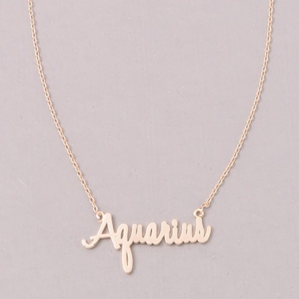 Horoscope Dainty Layering Necklace in Gold